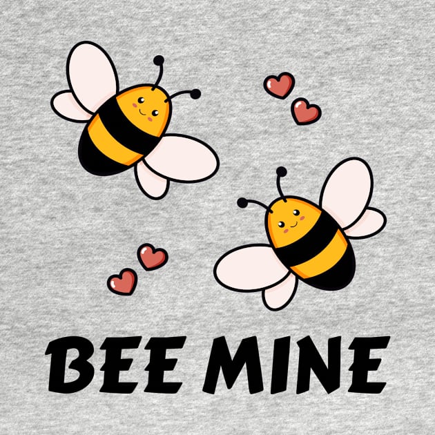 Bee Mine | Be Mine Bees Pun by Allthingspunny